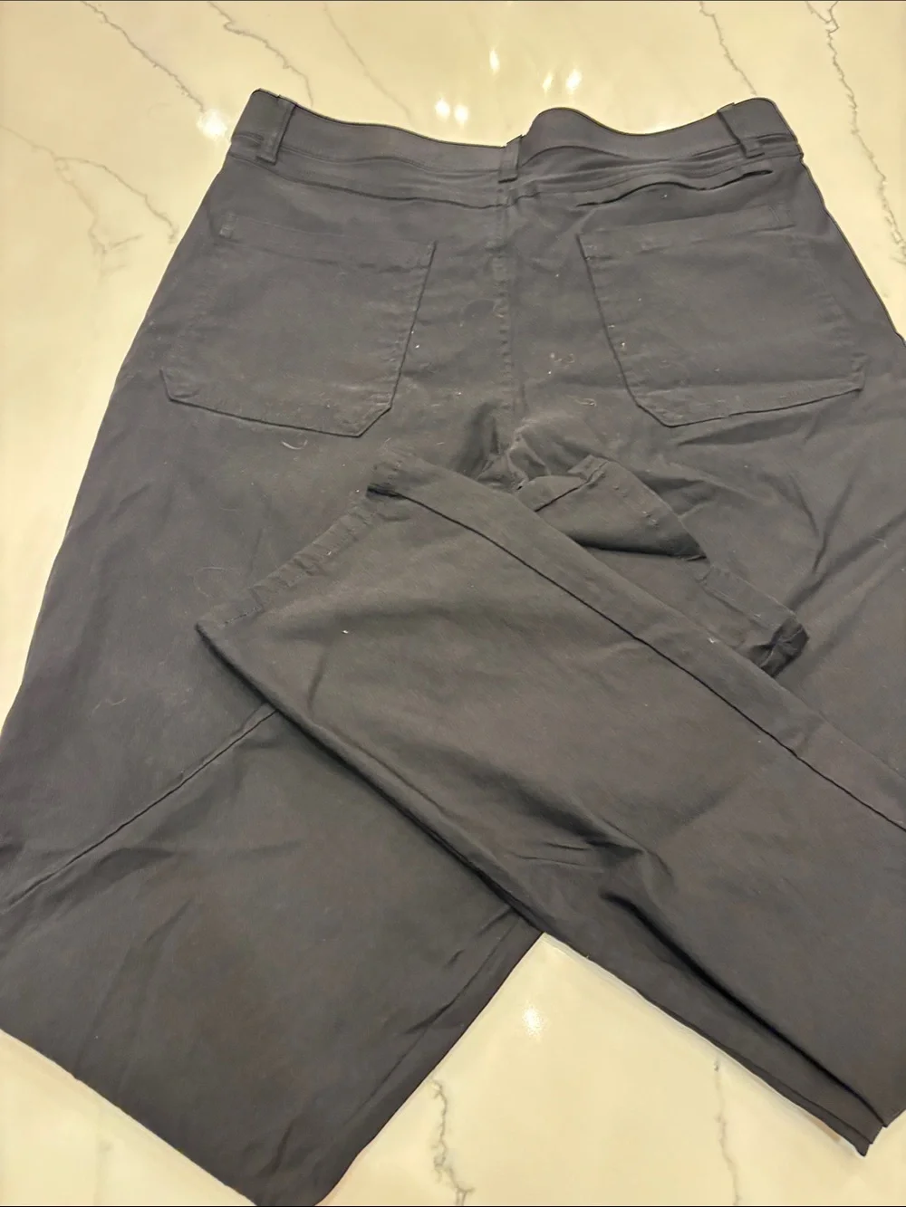 Weatherproof Men's Straight Chinos in black- 36x34